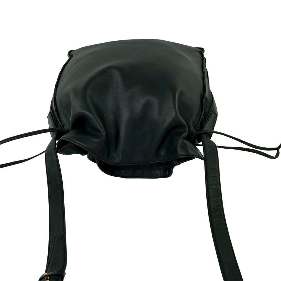 LOEWE（ロエベ） 極 美品 アナグラム ロゴ 刻印 ナッパ レザー 本革