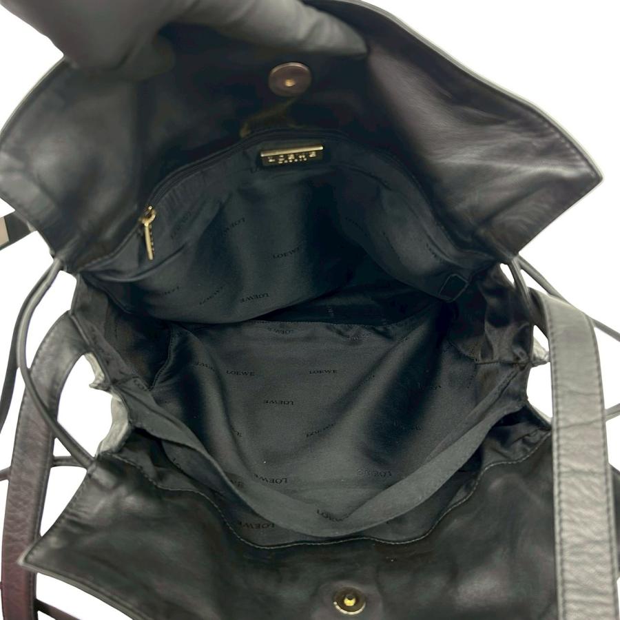 LOEWE（ロエベ） 極 美品 アナグラム ロゴ 刻印 ナッパ レザー 本革