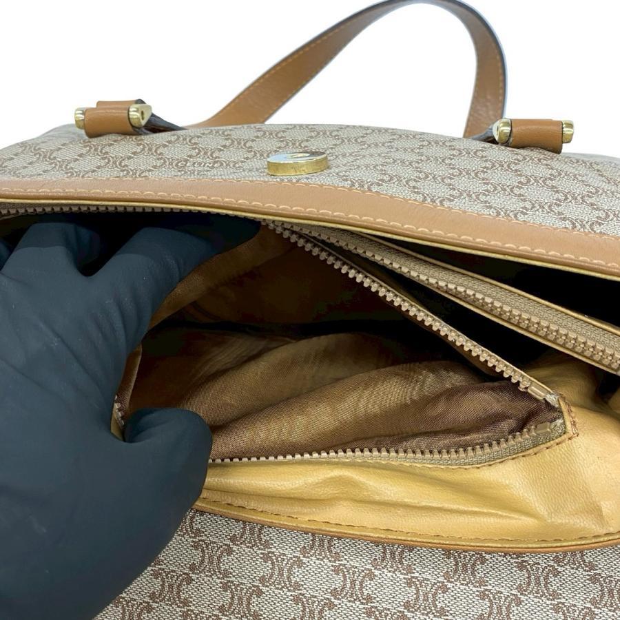 CELINE（セリーヌ） 極 美品 ヴィンテージ マカダム ブラゾン ロゴ 柄