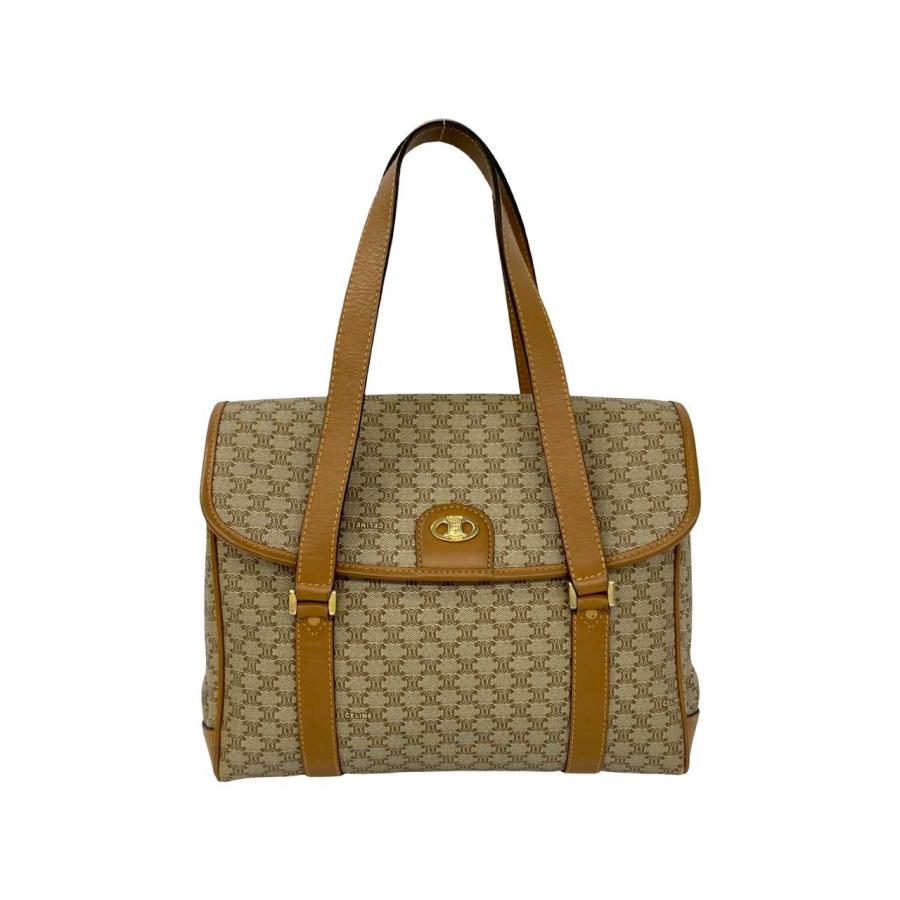 CELINE（セリーヌ） 極 美品 ヴィンテージ マカダム ブラゾン ロゴ 柄 