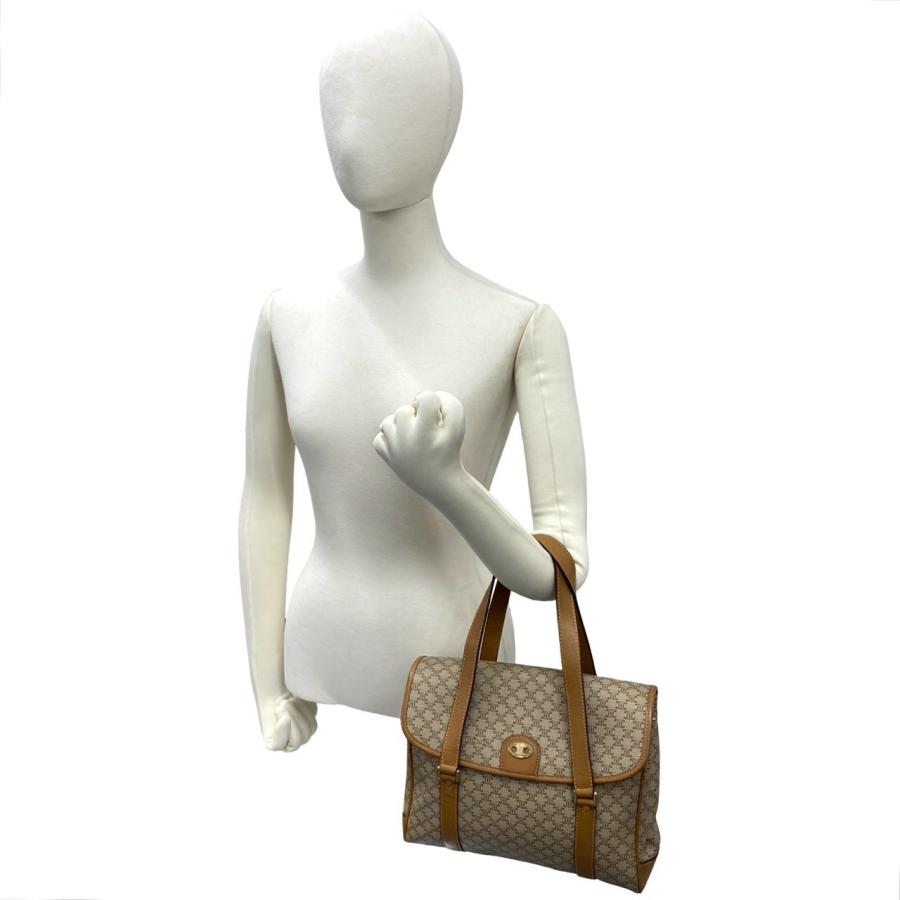 CELINE（セリーヌ） 極 美品 ヴィンテージ マカダム ブラゾン ロゴ 柄