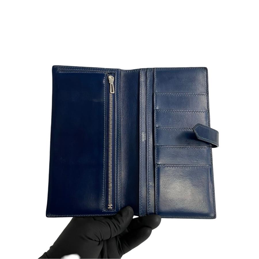 HERMES 極 美品 希少品 □F 刻印 エルメス ベアン カーフレザー HERMES 極 美品 希少品 □F 刻印 エルメス ベアン カーフレザー
