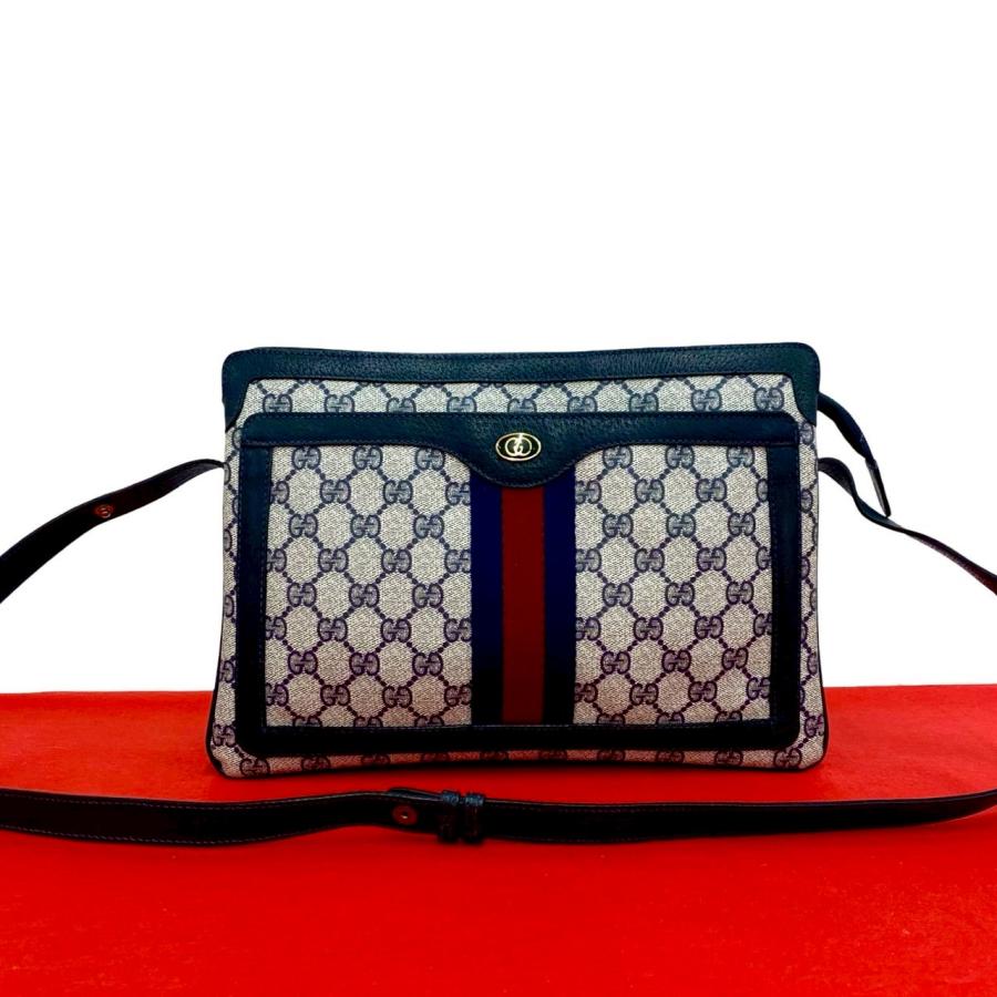 GUCCI（グッチ） 極 美品 オールドグッチ シェリーライン GG ロゴ 柄