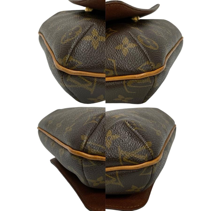 ほぼ未使用 LOUIS VUITTON ルイヴィトン ミュゼット サルサ モノグラム レザー 本革 ミニ ショルダーバッグ ポシェット ブラウン 25680 LOUIS VUITTON（ルイ・ヴィトン） ほぼ未使用 ミュゼット サルサ
