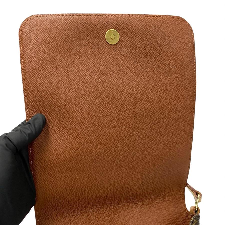 ほぼ未使用 LOUIS VUITTON ルイヴィトン ミュゼット サルサ モノグラム レザー 本革 ミニ ショルダーバッグ ポシェット ブラウン 25680 LOUIS VUITTON（ルイ・ヴィトン） ほぼ未使用 ミュゼット サルサ