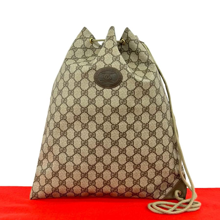 GUCCI（グッチ） 極 美品 オールドグッチ ヴィンテージ GG ロゴ レザー