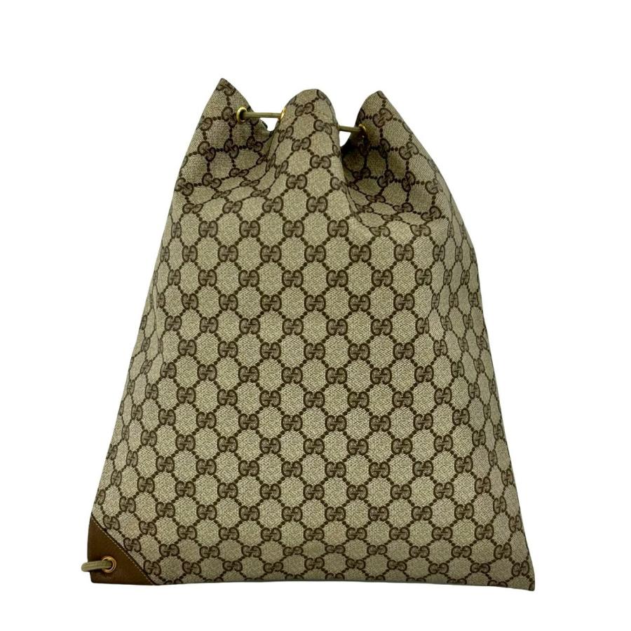 極 美品 GUCCI グッチ オールドグッチ ヴィンテージ GG ロゴ レザー 本革 巾着 セミ ショルダーバッグ ハンドバッグ ブラウン 茶 45293 GUCCI - 極 美品 GUCCI グッチ オールドグッチ ヴィンテージ GG ロゴ