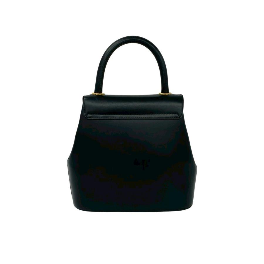 極 美品 Salvatore Ferragamo サルヴァトーレフェラガモ ハイヒール パンプス金具 レザー 2way ショルダーバッグ ブラック 77082 極 美品 Salvatore Ferragamo サルヴァトーレフェラガモ ハイヒール