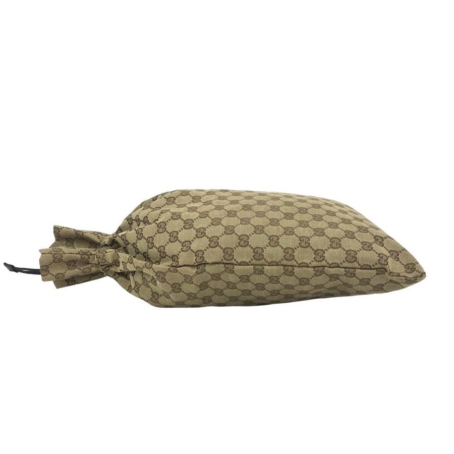 GUCCI（グッチ） 極 美品 GG キャンバス レザー 本革 巾着