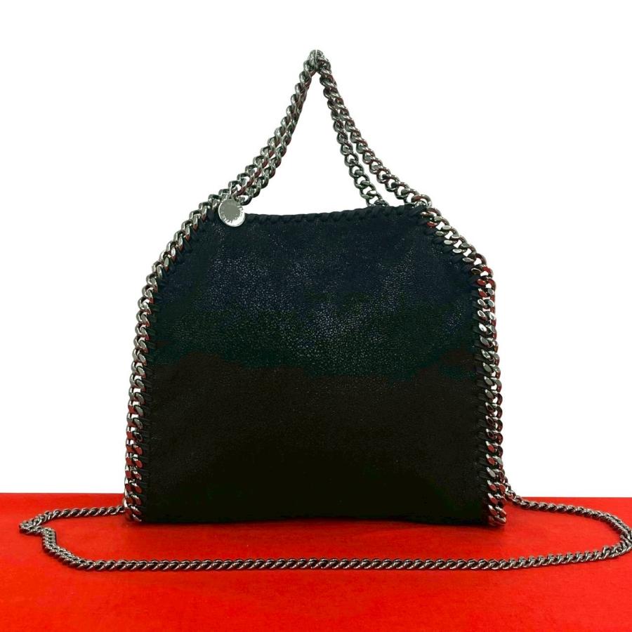 未使用保管品 Stella McCartney ステラマッカートニー ファラベラ エコレザー 2way ハンドバッグ ショルダーバッグ ブラック 21726 未使用保管品 Stella McCartney ステラマッカートニー ファラベラ
