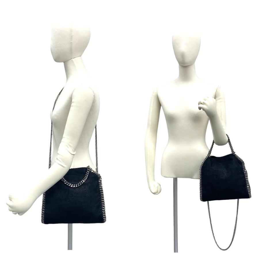 未使用保管品 Stella McCartney ステラマッカートニー ファラベラ エコレザー 2way ハンドバッグ ショルダーバッグ ブラック 21726 未使用保管品 Stella McCartney ステラマッカートニー ファラベラ