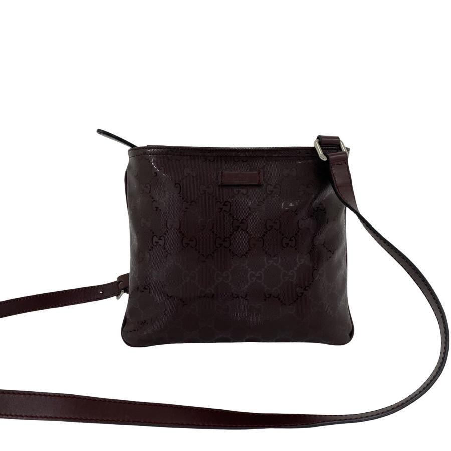 GUCCI（グッチ） 極 美品 希少品 GGインプリメ ロゴ 総柄 レザー ミニ 