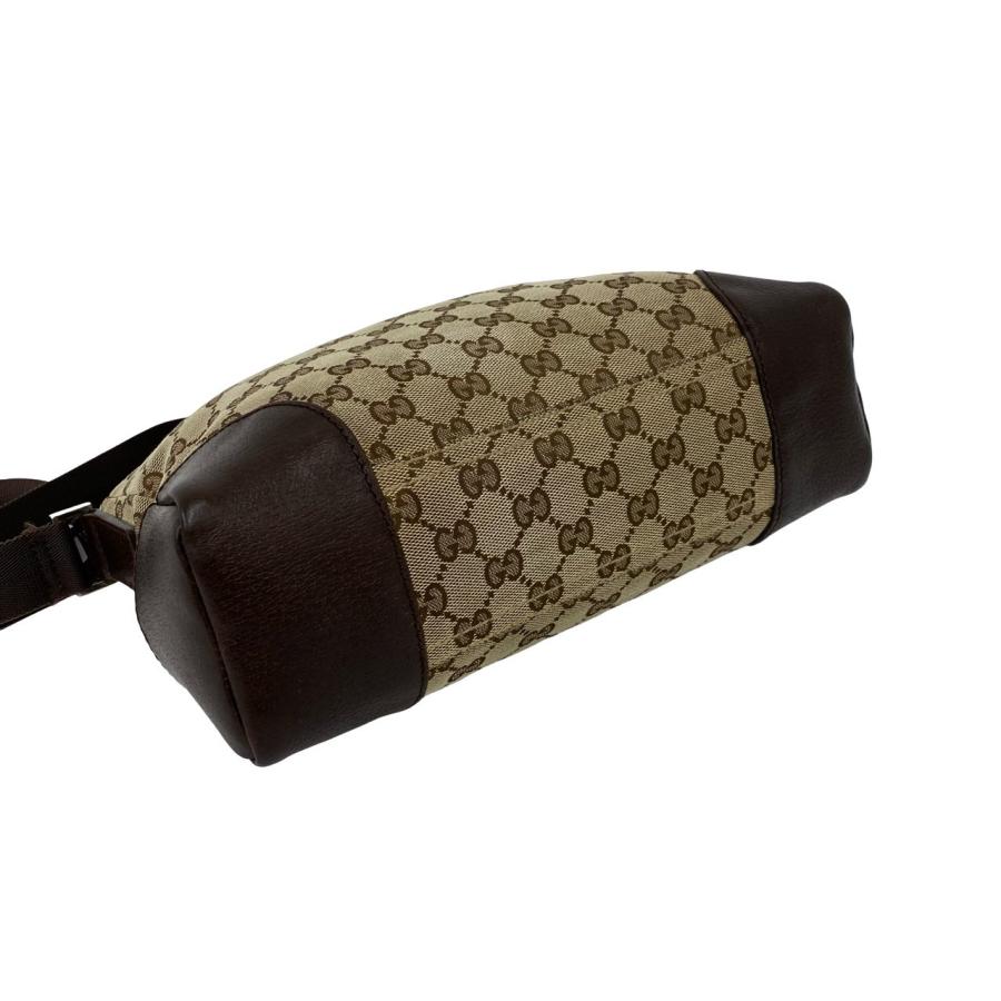 GUCCI（グッチ） 極 美品 GG キャンバス レザー 本革 ショルダーバッグ 
