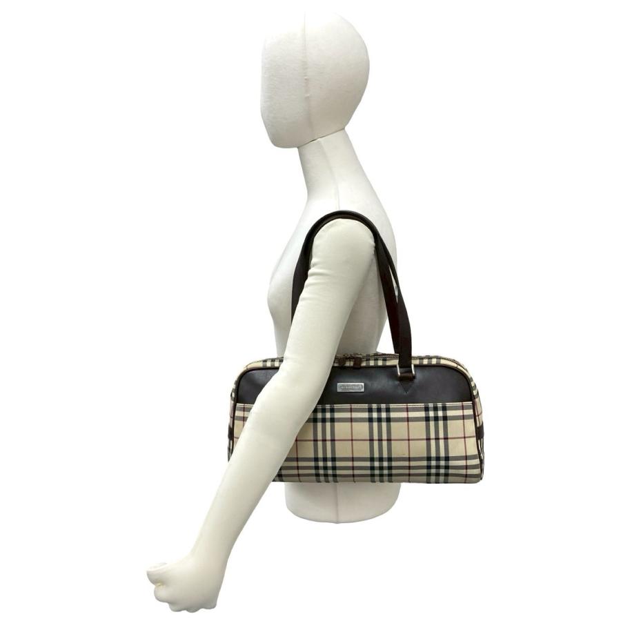 BURBERRY（バーバリー） 極 美品 ノバチェック 柄 ロゴ 金具