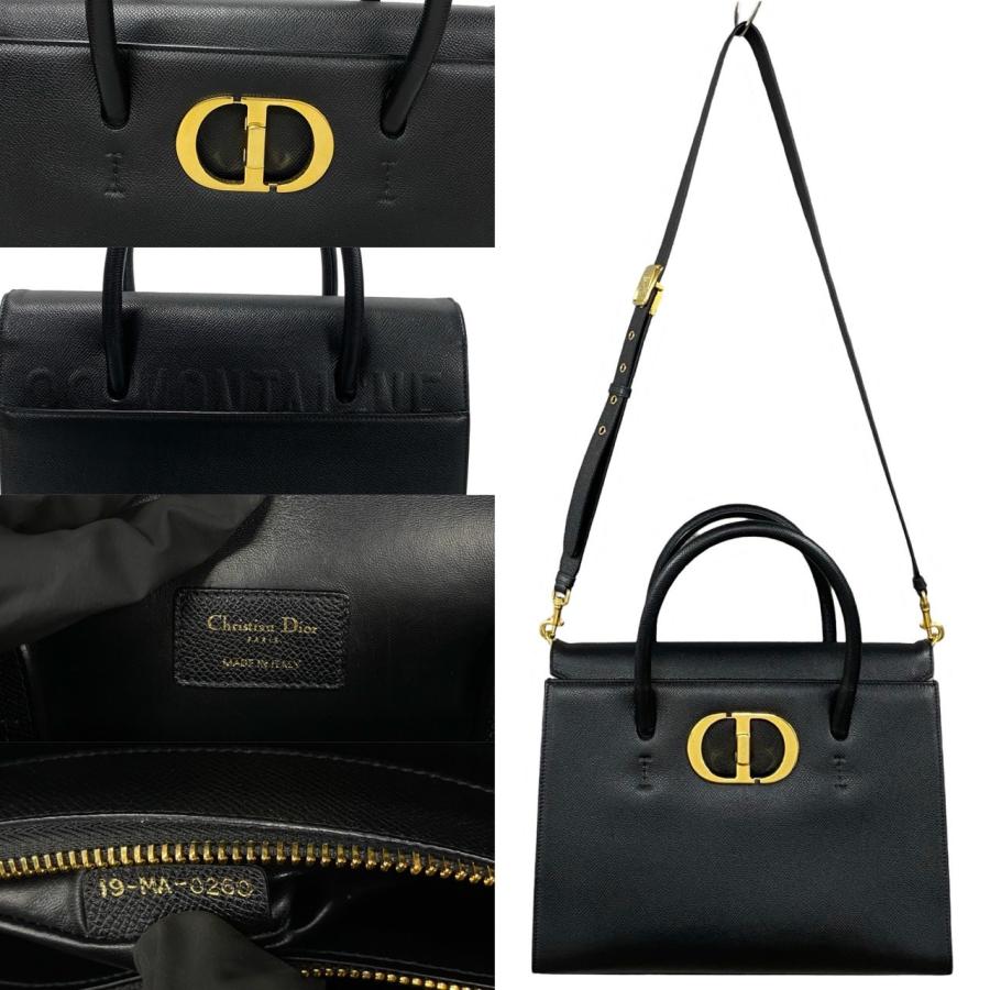 極 美品 カード付 Christian Dior ディオール サントノレ ロゴ 金具