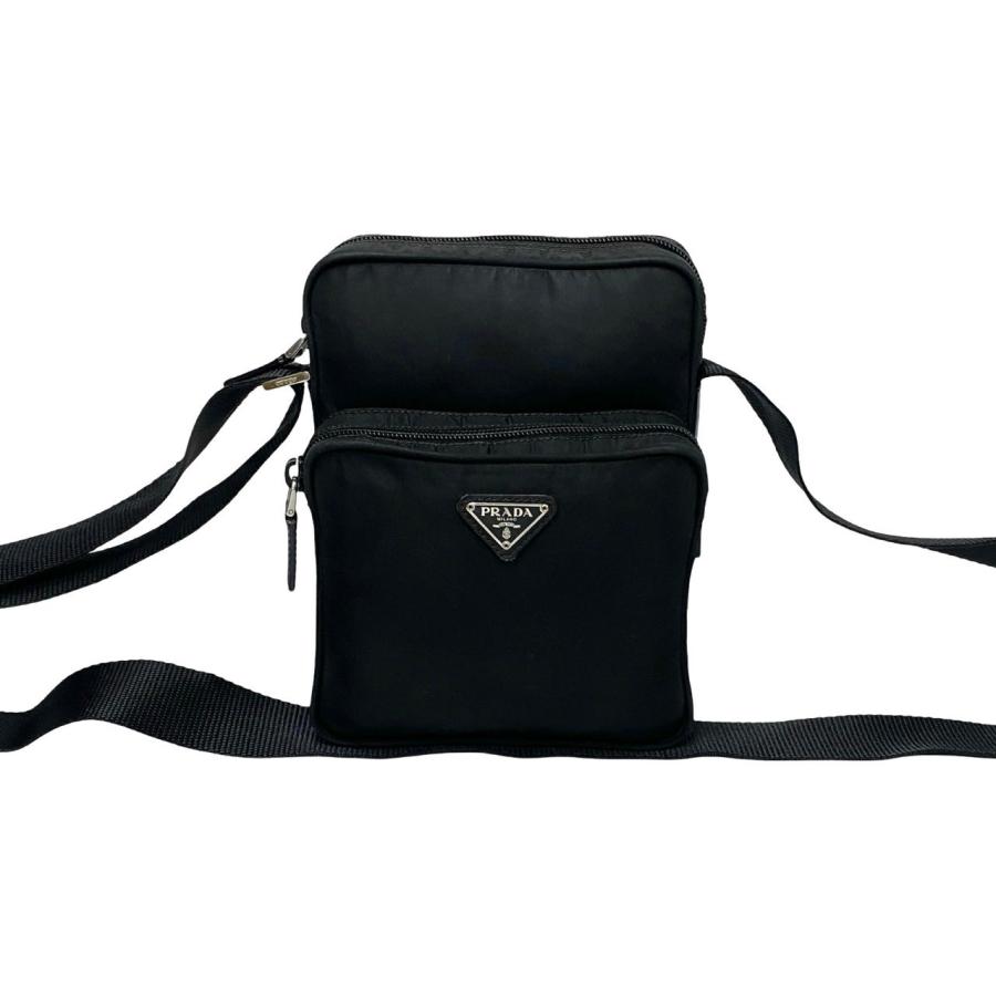 01 極美品 PRADA プラダ サコッシュ ショルダーバッグ 斜めがけ