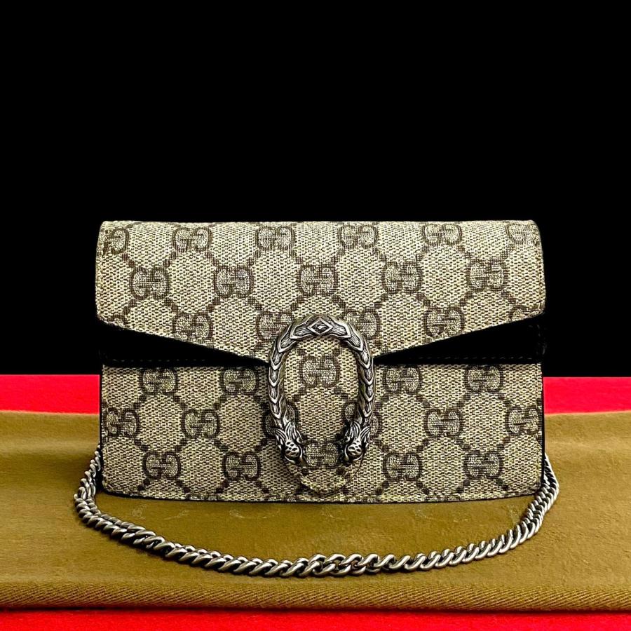 GUCCI（グッチ） ほぼ未使用 ディオニュソス スーパーミニバッグ GG 