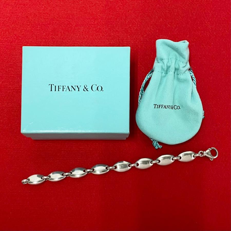 美品 Tiffany & Co. ティファニー稀少ペブルリンクブレスレット