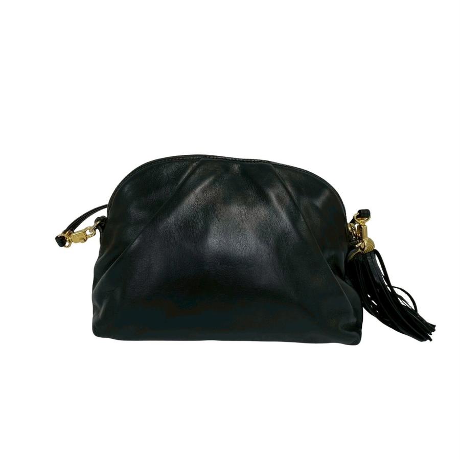 FENDI（フェンディ） 極 美品 FF ロゴ エンボス レザー 本革 タッセル