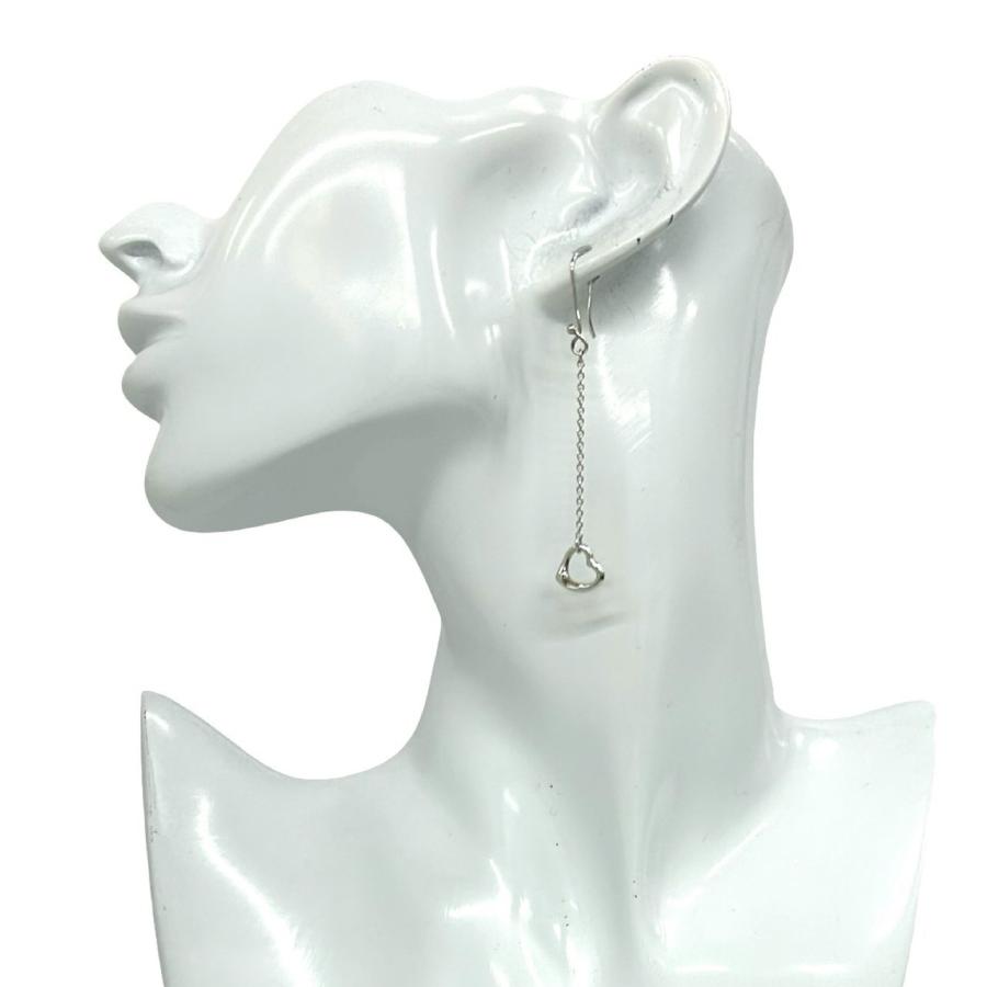TIFFANY&Co.（ティファニー） 極 美品 オープンハート ピアス シルバー