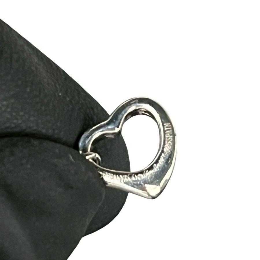 TIFFANY&Co.（ティファニー） 極 美品 オープンハート ピアス シルバー
