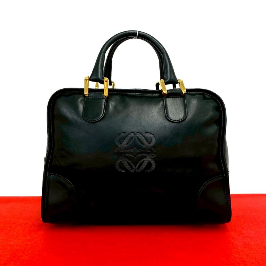 LOEWE アナグラムオールレザービジネスバッグ　ヴィンテージ　百貨店購入 LOEWE アナグラムオールレザービジネスバッグ ヴィンテージ 百貨店購入
