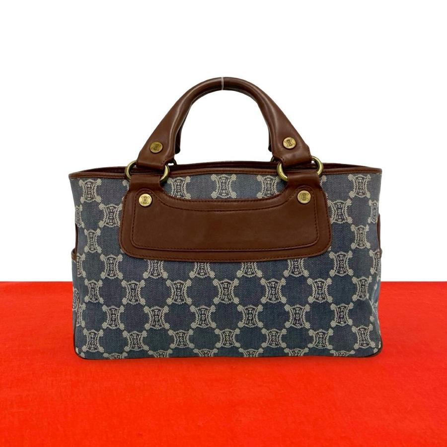 CELINE（セリーヌ） 極 美品 マカダム ブラゾン トリオンフ 柄 レザー