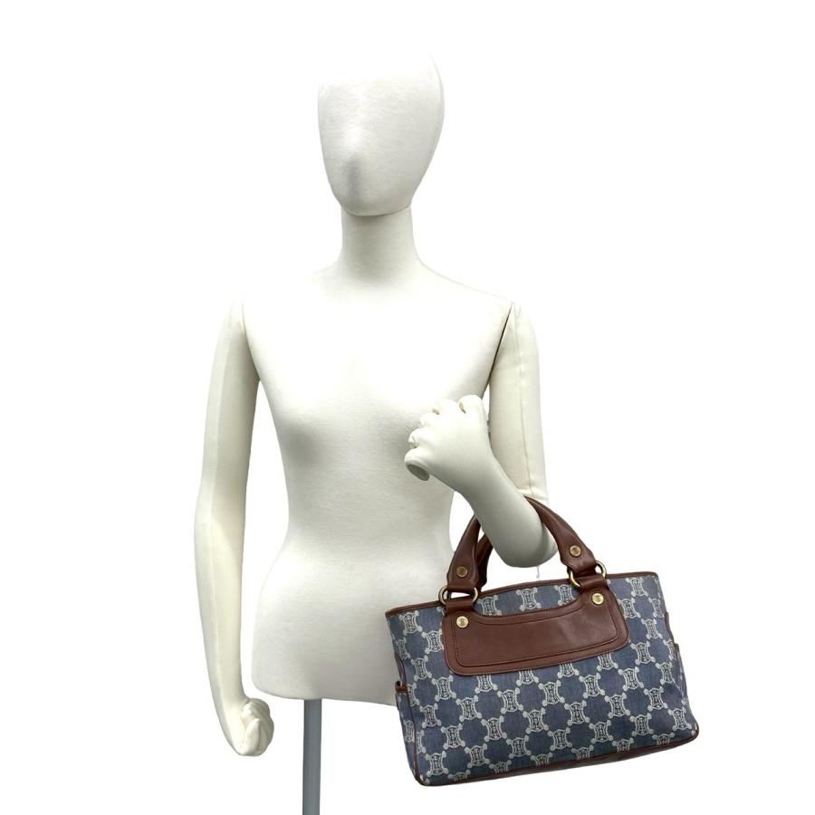 CELINE（セリーヌ） 極 美品 マカダム ブラゾン トリオンフ 柄 レザー