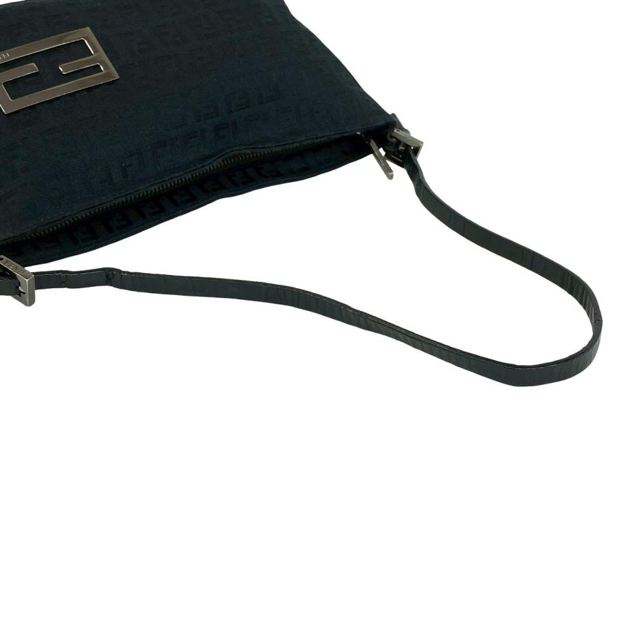 FENDI（フェンディ） 極 美品 ズッキーノ 柄 キャンバス レザー 本革