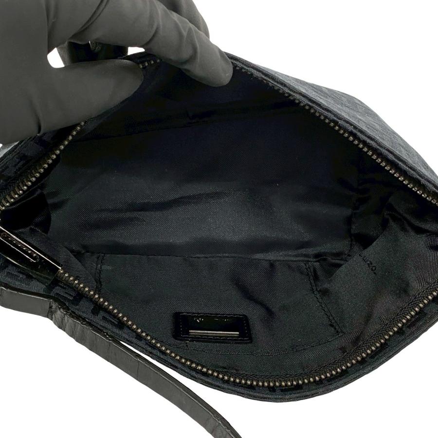 FENDI（フェンディ） 極 美品 ズッキーノ 柄 キャンバス レザー 本革