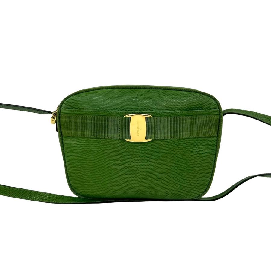 極 美品 Salvatore Ferragamo サルヴァトーレフェラガモ ヴァラリボン