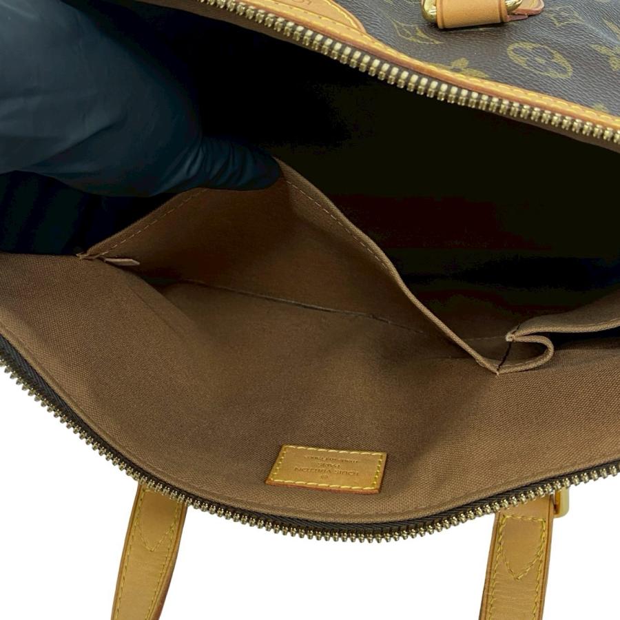 極 美品 LOUIS VUITTON ルイヴィトン パレルモ PM モノグラム レザー 本革 2way ショルダーバッグ トートバッグ ブラウン 茶 25655_10