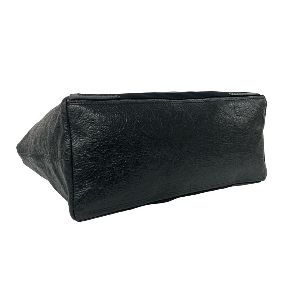 BALENCIAGA（バレンシアガ） 極 美品 ネイビーカバス M レザー 本革