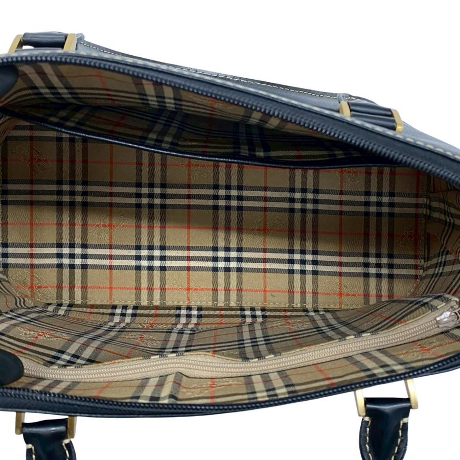 BURBERRY（バーバリー） 極 美品 ノバチェック 柄 ロゴ プレート 金具