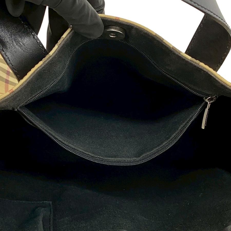 美品✨️BURBERRY 2way ビジネスバッグ ダークブラウン✕ノバチェック BURBERRY（バーバリー） 極 美品 ノバチェック 柄 レザー 本革