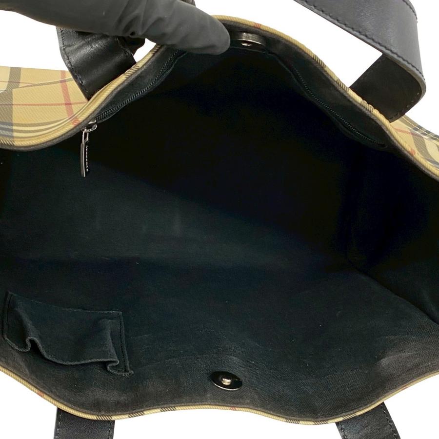 BURBERRY（バーバリー） 極 美品 ノバチェック 柄 レザー 本革
