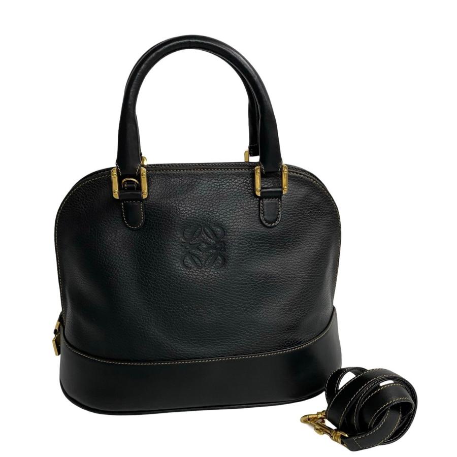 LOEWE 極 美品 袋付き ロエベ アナグラム ロゴ レザー 本革 2way LOEWE 極 美品 袋付き ロエベ アナグラム ロゴ レザー 本革 2way