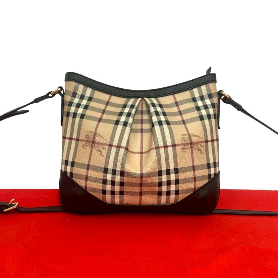 BURBERRY（バーバリー） 極 美品 ノバチェック 柄 シャドーホース ロゴ