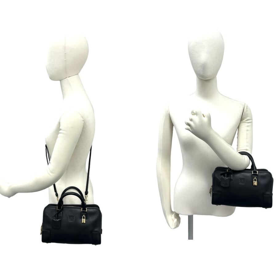 LOEWE（ロエベ） 極 美品 袋 鍵付 アマソナ 23 アナグラム ロゴ レザー