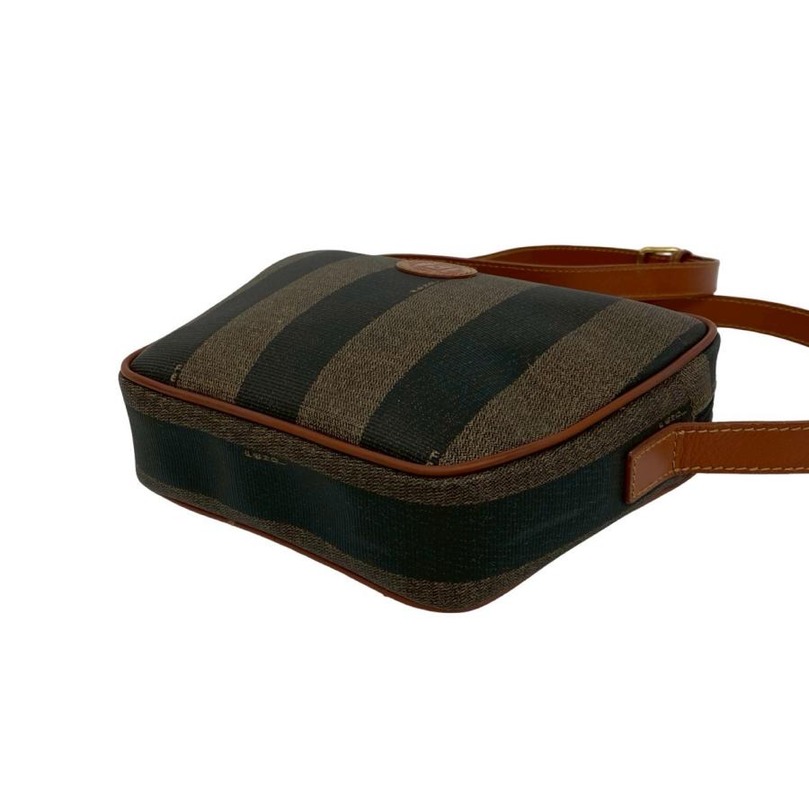 FENDI（フェンディ） 極 美品 ぺカン 柄 FF ロゴ レザー 本革 