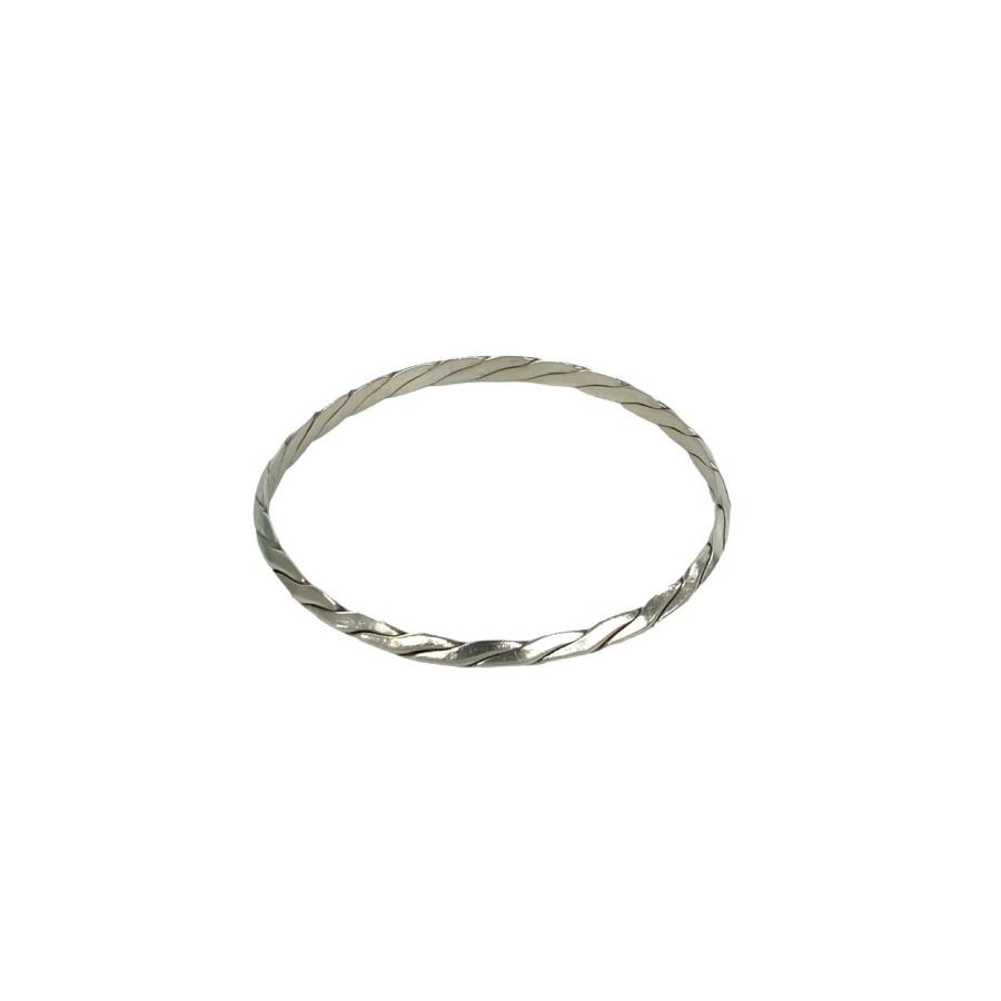 TIFFANY&Co. ナイフエッジ ツイスト シルバーバングル TIFFANY&Co.（ティファニー） 極 美品 ナイフエッジ ツイスト バングル