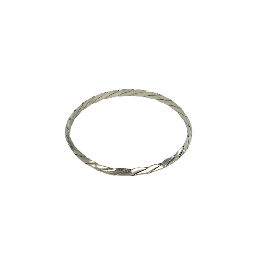 TIFFANY&Co.（ティファニー） 極 美品 ナイフエッジ ツイスト バングル
