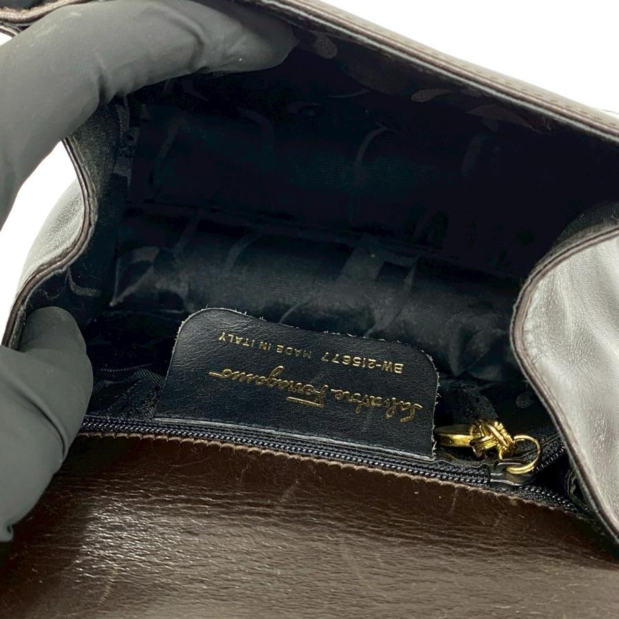 極 美品 箱 袋付 Salvatore Ferragamo サルヴァトーレフェラガモ 
