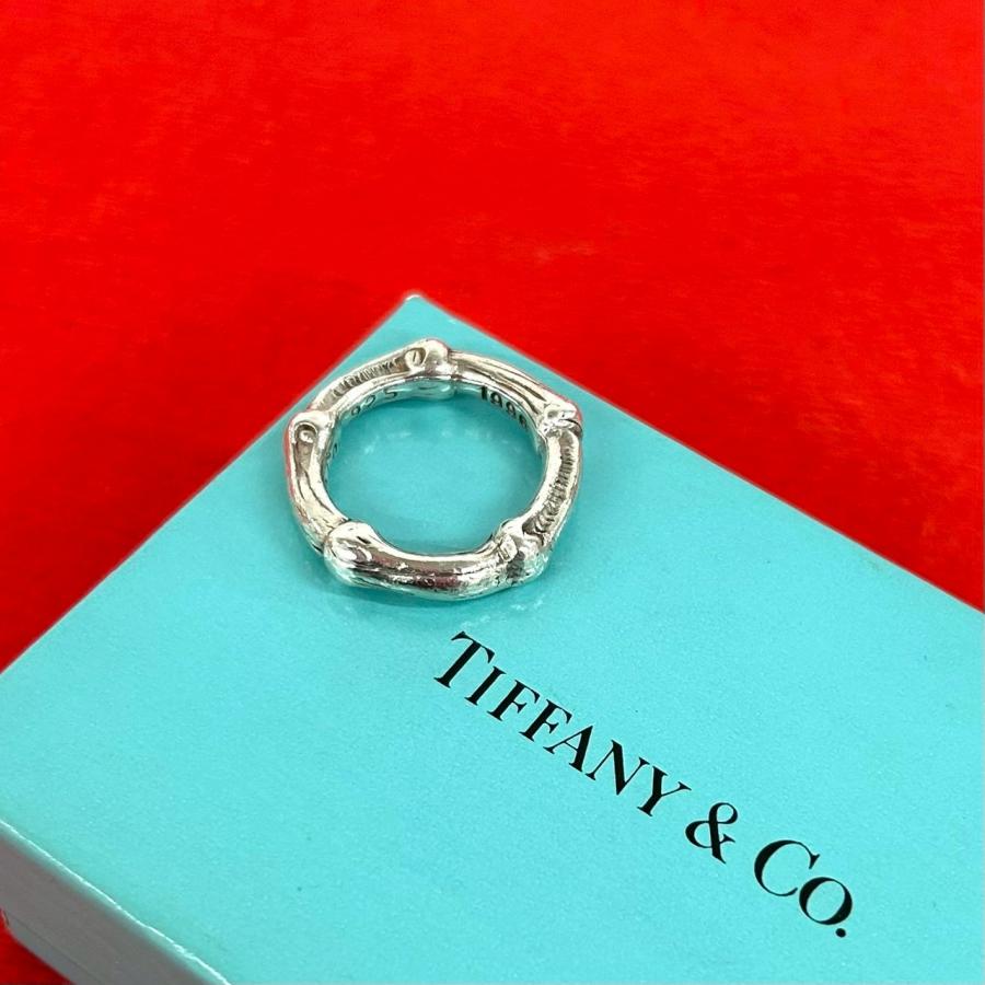 TIFFANY&Co.（ティファニー） 極 美品 希少品 バンブー リング 925