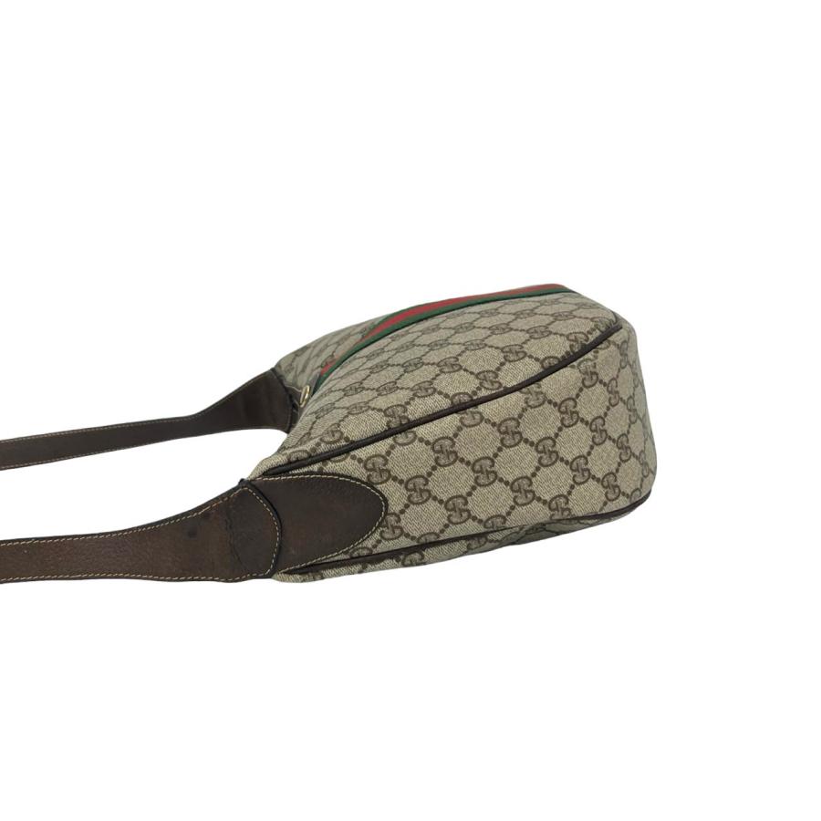 美品 GUCCI シマレザー GG ボディバッグ シェリーライン グッチ GUCCI（グッチ） 極 美品 オールドグッチ ヴィンテージ シェリーライン