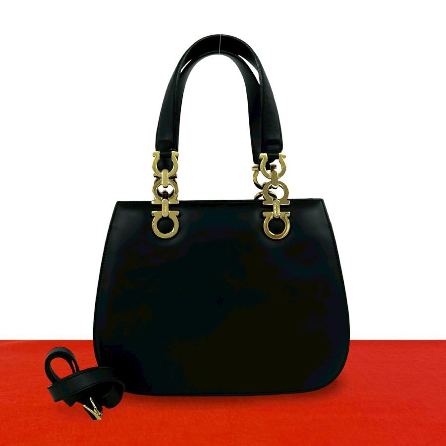 極 美品 Salvatore Ferragamo サルヴァトーレフェラガモ ガンチーニ