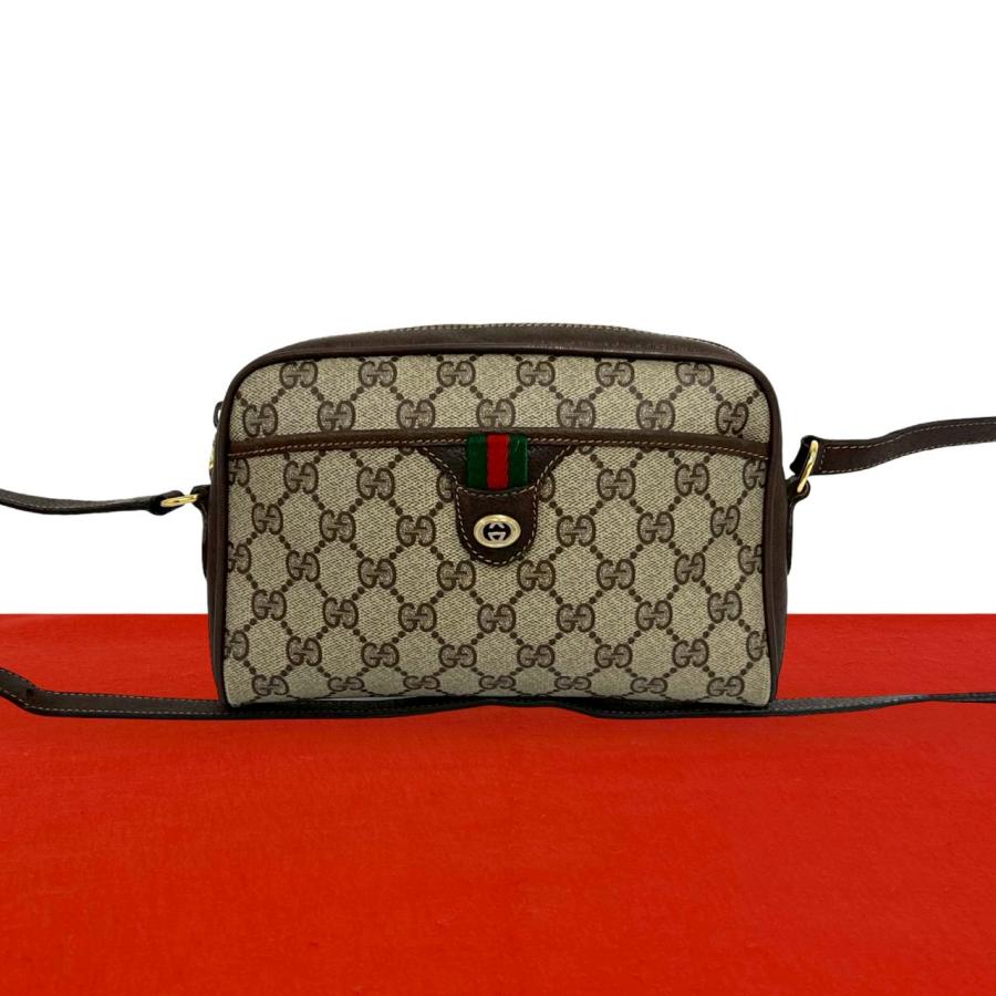 GUCCI（グッチ） 極 美品 オールドグッチ シェリーライン GG ロゴ 柄
