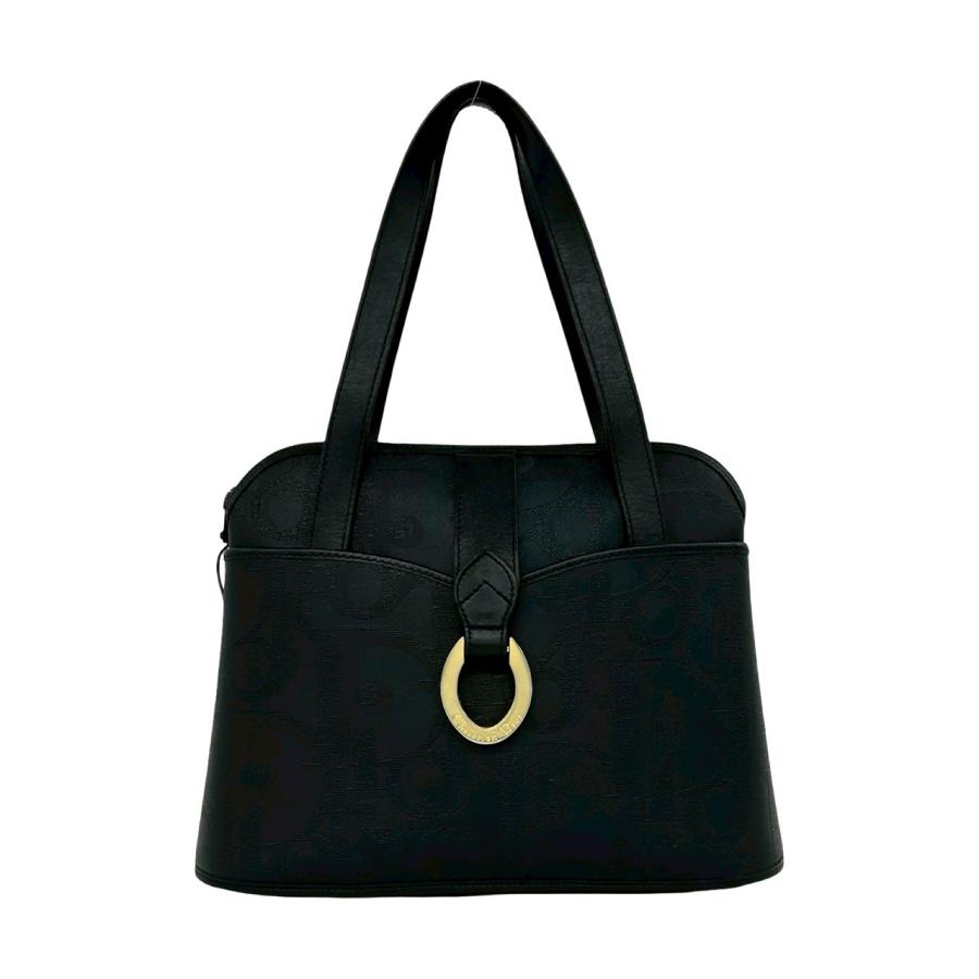 極 美品 Christian Dior ディオール ヴィンテージ ロゴ 金具 レザー 本 