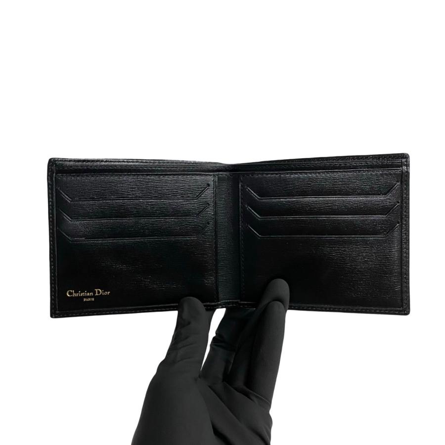 未使用保管品 希少品 Christian Dior ディオール CD ロゴ 金具 レザー 