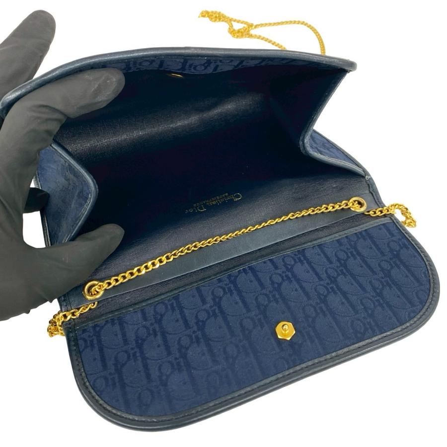 極 美品 Christian Dior ディオール ヴィンテージ トロッター 柄 ロゴ 